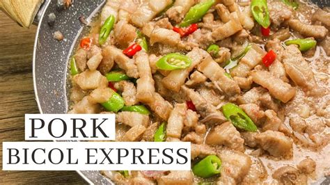How to Cook Bicol Express .
